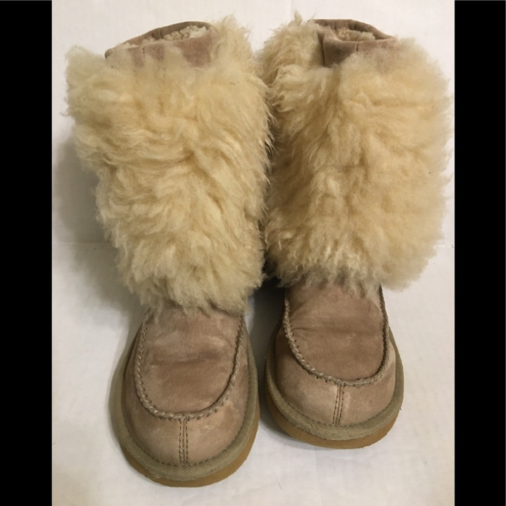 UGG Vtg Australia Suede Shearling Boots - Picture 14 of 15